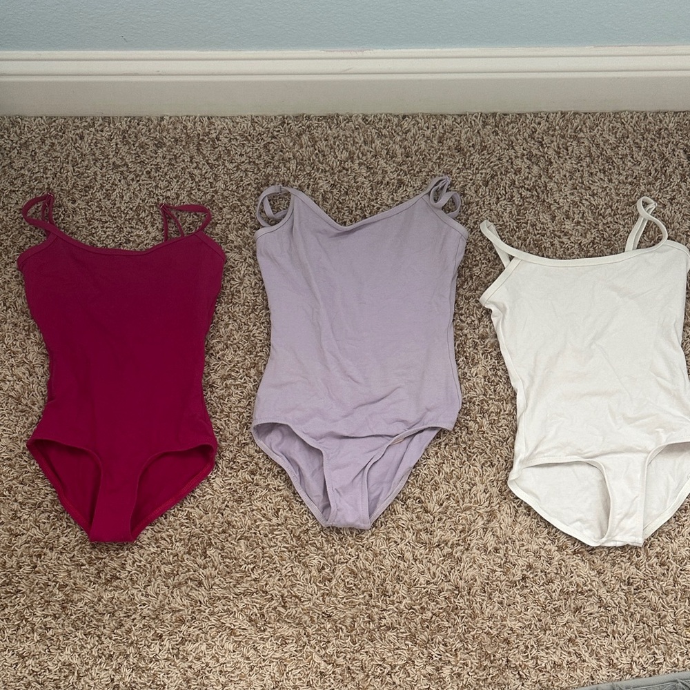 Kids One Piece Set - Pink, Purple, and White